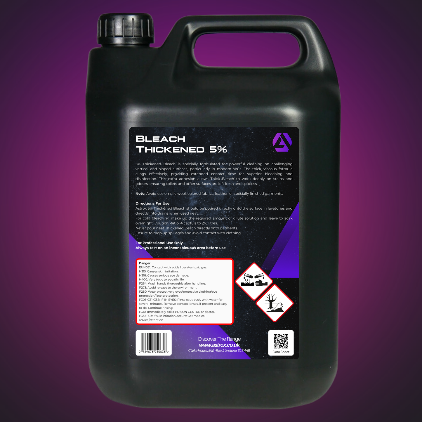 Thickened Bleach 5% - 5 Litres